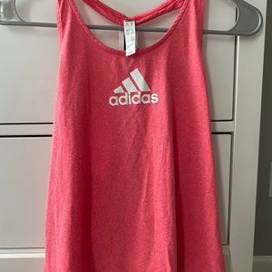 Adidas pink athletic tank